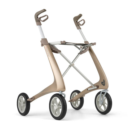 byACRE Carbon Ultralight Rollator – Lightweight Carbon Fiber Folding Walker (Up to 285 lb Capacity)