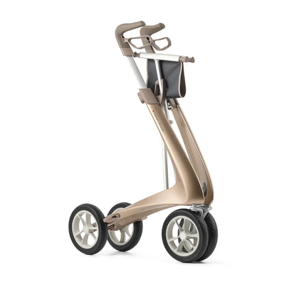 byACRE Carbon Ultralight Rollator – Lightweight Carbon Fiber Folding Walker (Up to 285 lb Capacity)