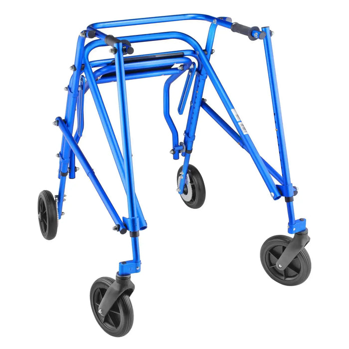 Klip Posterior Walker With Seat and 8inch Wheels