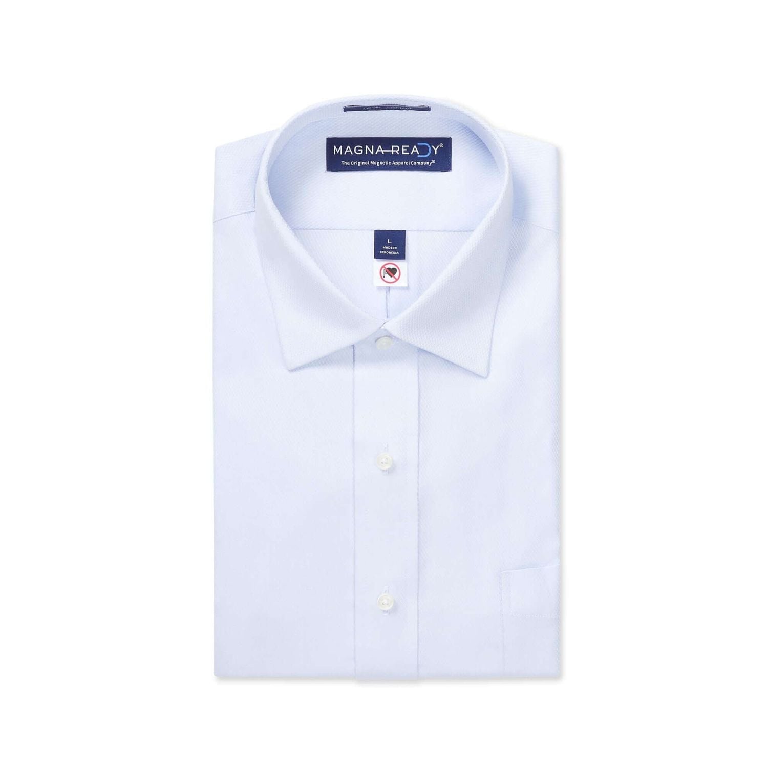 MagnaReady® Ryan Adaptive Magnetic Shirt – Easy Dressing Cotton Button-Down