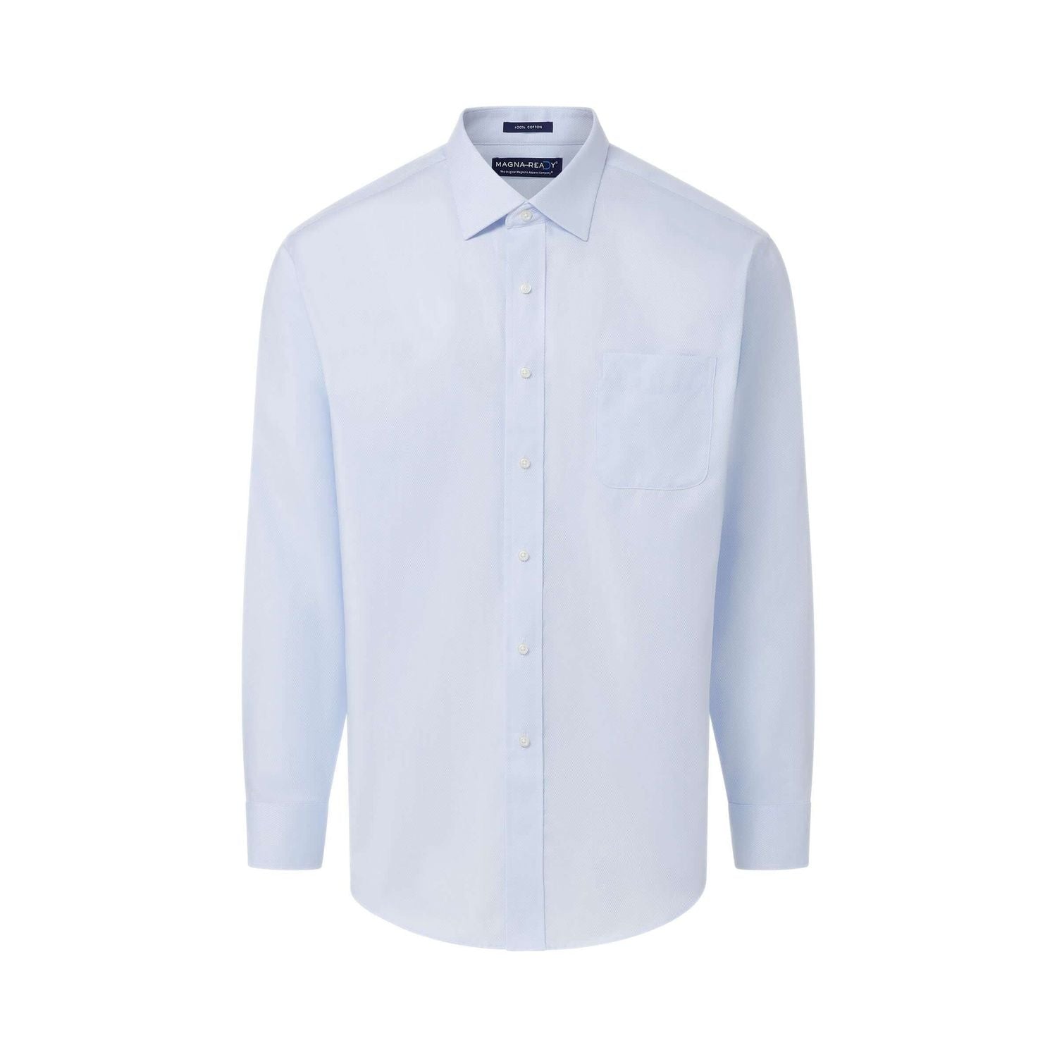 MagnaReady® Ryan Adaptive Magnetic Shirt – Easy Dressing Cotton Button-Down