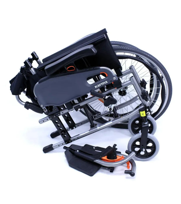 Flexx Wheelchair 16"x16" ultra lightweight with quick release axles by Karman