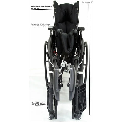 KM 5000 Lightweight Reclining Wheelchair by Karman