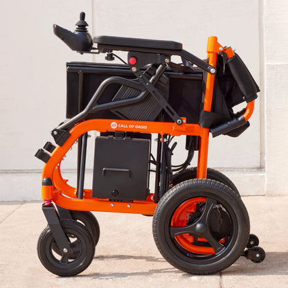 OAS Air Ultra Folding Electric Wheelchair – 36 lb Lightweight Travel Power Chair with Dual Battery