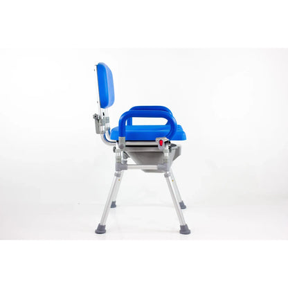 UltraCommode™ Foldable Shower Commode Chair – Portable 3-in-1 Design with Padded Seat