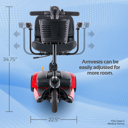 Rascal Venture 3-Wheel Mobility Scooter | Lightweight Travel Scooter