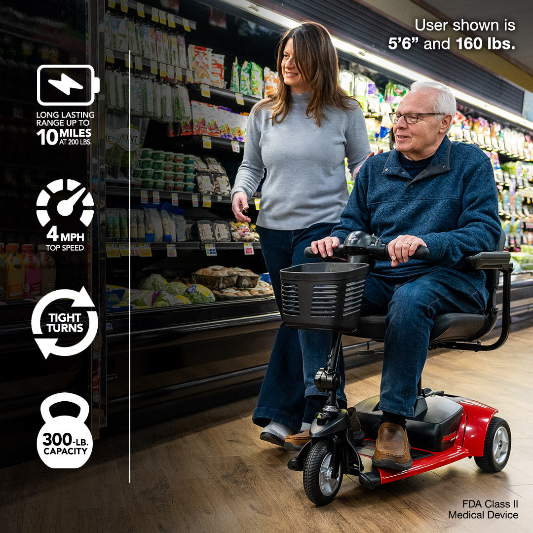 Rascal Venture 3-Wheel Mobility Scooter | Lightweight Travel Scooter