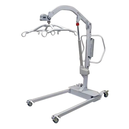 Electric patient lift with wheels for safe and easy mobility assistance