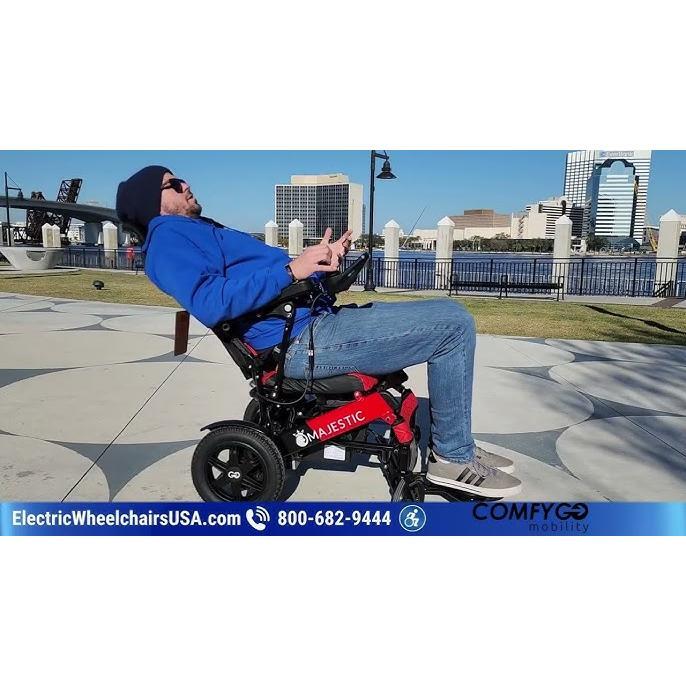 MAJESTIC IQ-9000 Auto Recline Remote Controlled Power Wheelchair