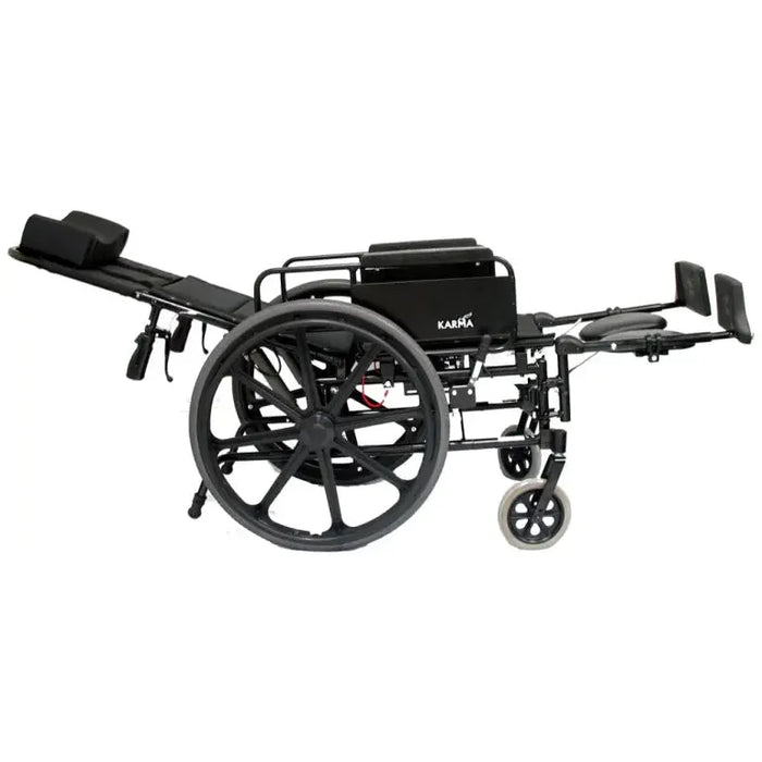 KM 5000 18" seat Lightweight Reclining Wheelchair with Removable Desk Armrest by Karman