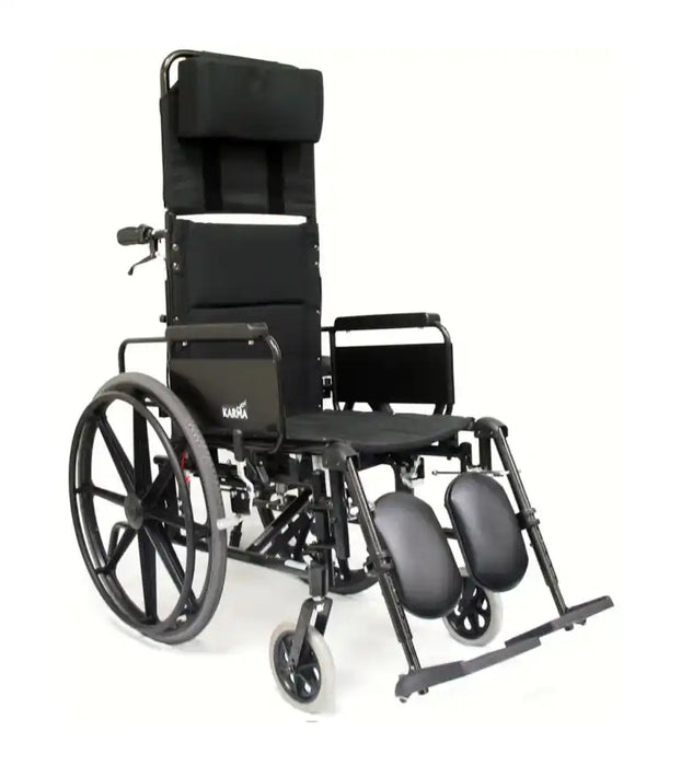 KM 5000 18" seat Lightweight Reclining Wheelchair with Removable Desk Armrest by Karman