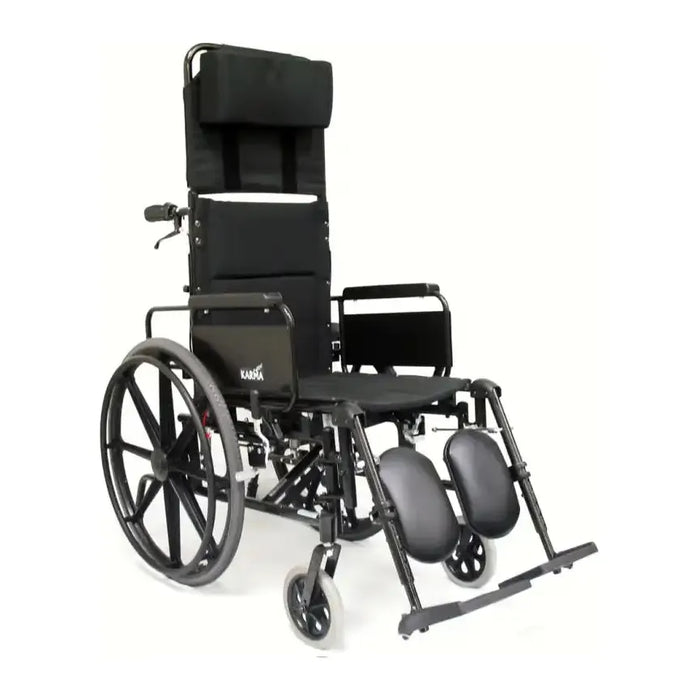 KM 5000 18" seat Lightweight Reclining Wheelchair with Removable Desk Armrest by Karman