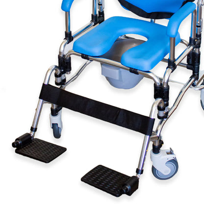 Heavy-Duty Tilt Bath Chair with ComfortMesh Cover & Adjustable Positioning – Floor-Level Support Chair
