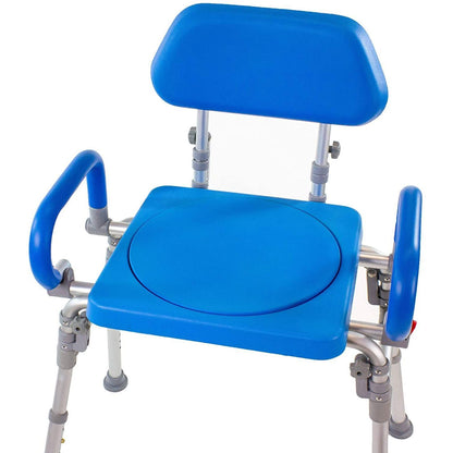 Liberty Folding Shower Chair with Swivel Seat
