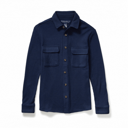 MagnaReady WaffleWeave Adaptive Magnetic Shirt – Easy Dressing Shirt for Seniors