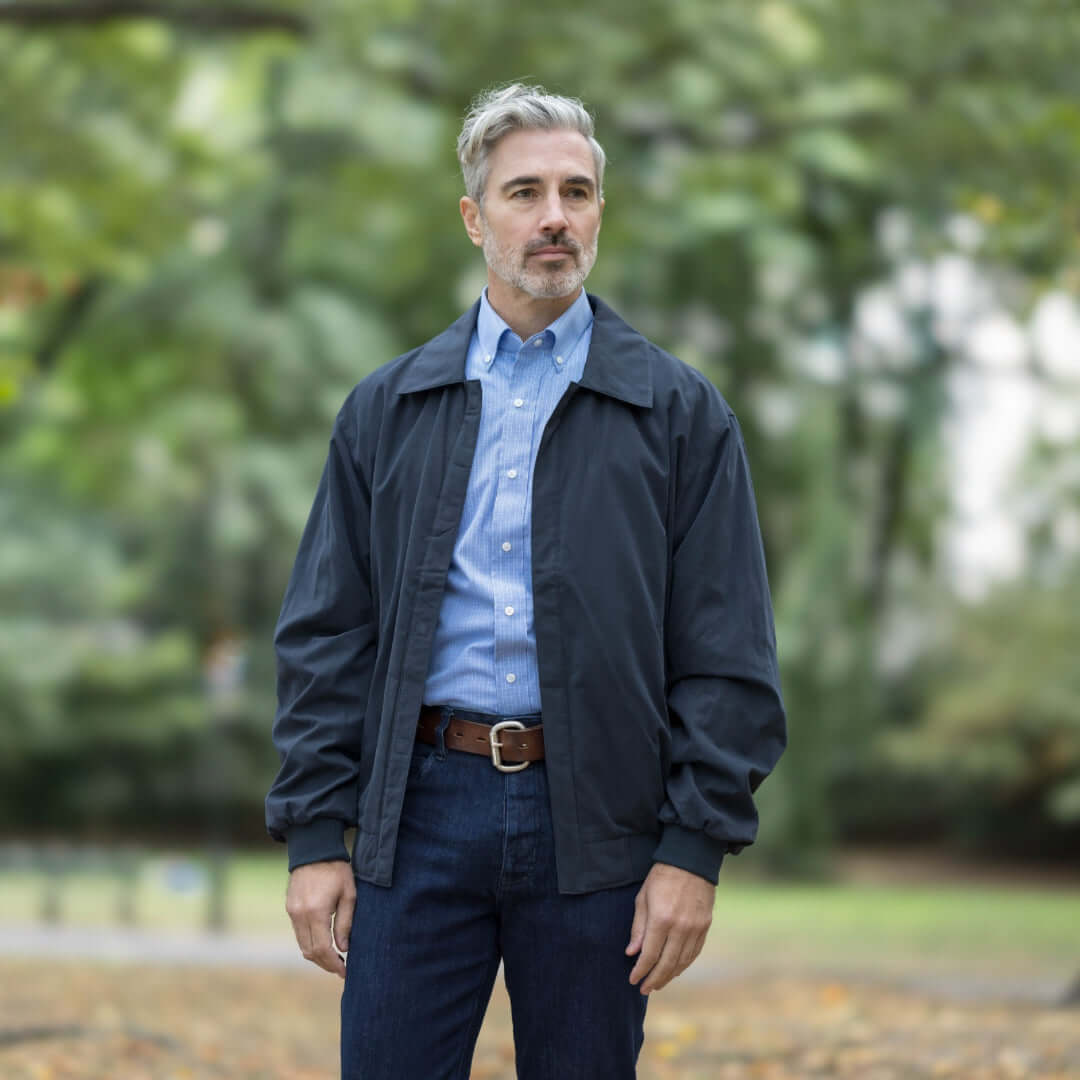 MagnaReady® X Weatherproof® Navy Golf Jacket with Magnetic Closures
