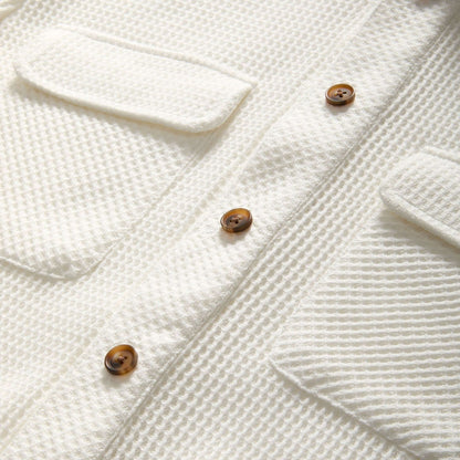 MagnaReady® WaffleWeave Magnetic Shirt – Easy Dressing Adaptive Shirt for Seniors