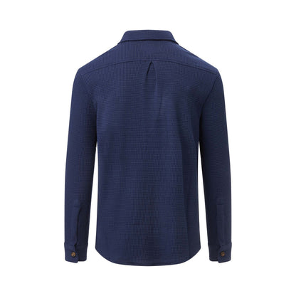 MagnaReady WaffleWeave Adaptive Magnetic Shirt – Easy Dressing Shirt for Seniors