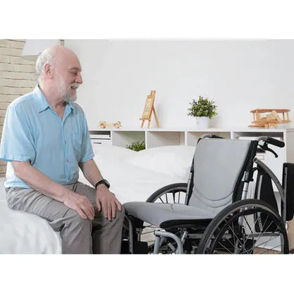 S-Ergo 125 Ergonomic Wheelchair w/ Flip-Back Armrest & Swing Away Footrest