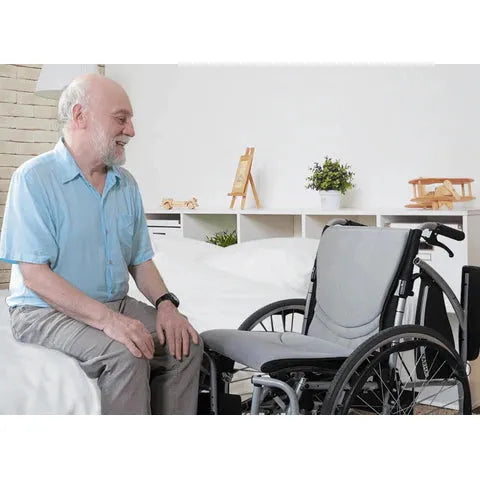 S-Ergo 125 Ergonomic Wheelchair w/ Flip-Back Armrest & Swing Away Footrest