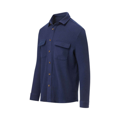 MagnaReady WaffleWeave Adaptive Magnetic Shirt – Easy Dressing Shirt for Seniors