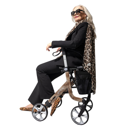 Unique SPARK Art Line Designer Rollator – Ultra-Lightweight Foldable Walker with Seat by Rehasense