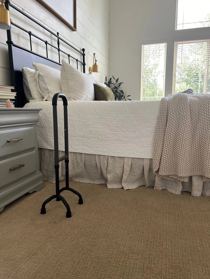 Rock Steady Cane II – Adjustable Stand-Up Support Cane with Wide Base Stability