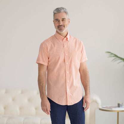 magnetic closure short sleeve shirt adaptive clothing for seniors