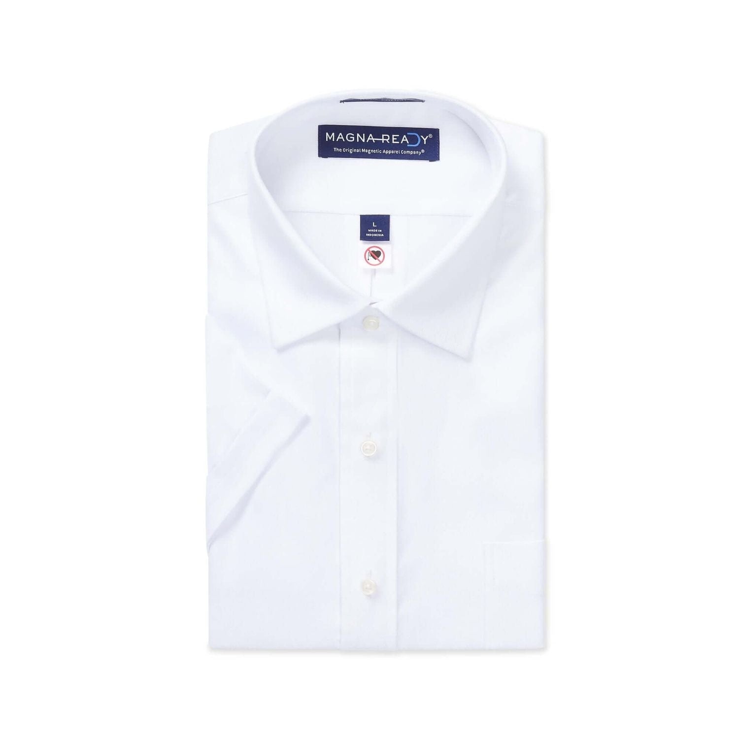 MagnaReady Ryan Adaptive Magnetic Dress Shirt – Easy Dressing Shirt for Seniors