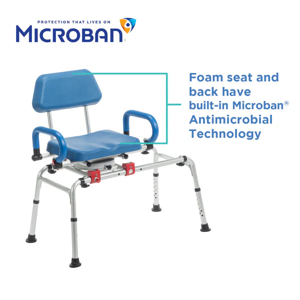 SoftSecure Rotating Transfer Bench with Microban