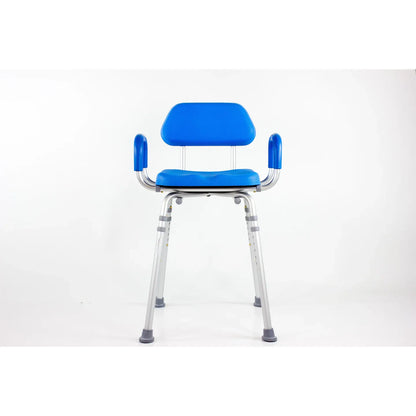 APEX Bath Shower Chair Padded ADJUSTABLE HEIGHT & SEAT ANGLE