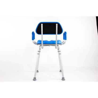 APEX Bath Shower Chair Padded ADJUSTABLE HEIGHT & SEAT ANGLE