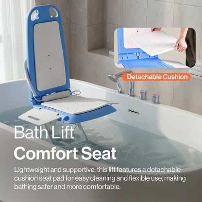 SuperHandy GoRise LT Portable Floor & Bath Lift – 330 lb Capacity Electric Lift