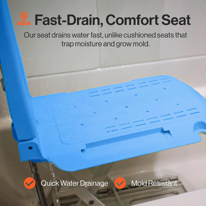 SuperHandy GoRise LT Portable Floor & Bath Lift – 330 lb Capacity Electric Lift
