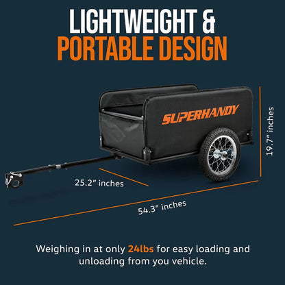 Scooter Cargo Trailer - 155 lbs Capacity, Lightweight