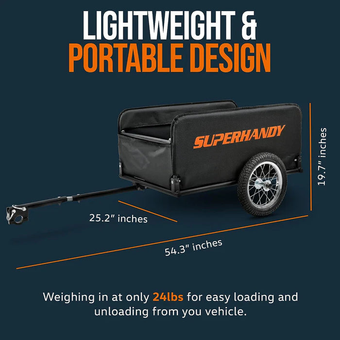 Scooter Cargo Trailer - 155 lbs Capacity, Lightweight