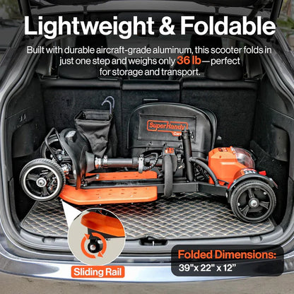 Passport Prime E-Brake Mobility Scooter W/ Dual Batteries 48V 2Ah