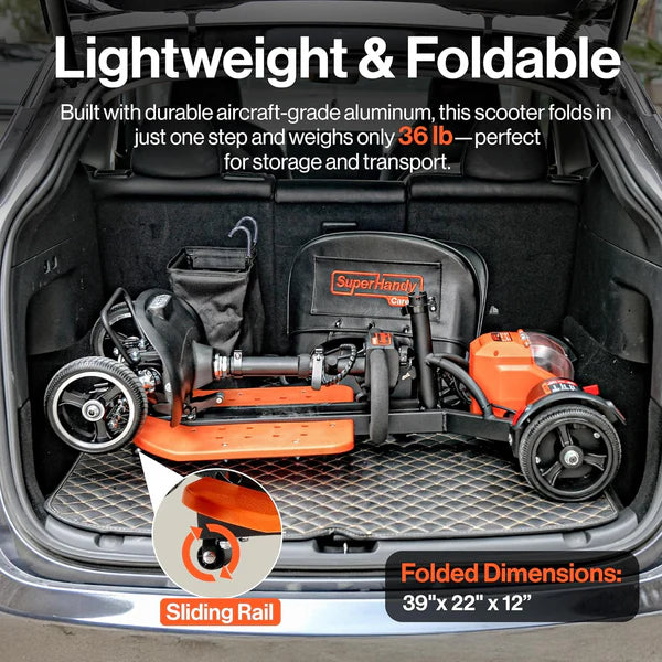 Passport Prime E-Brake Mobility Scooter W/ Dual Batteries 48V 2Ah