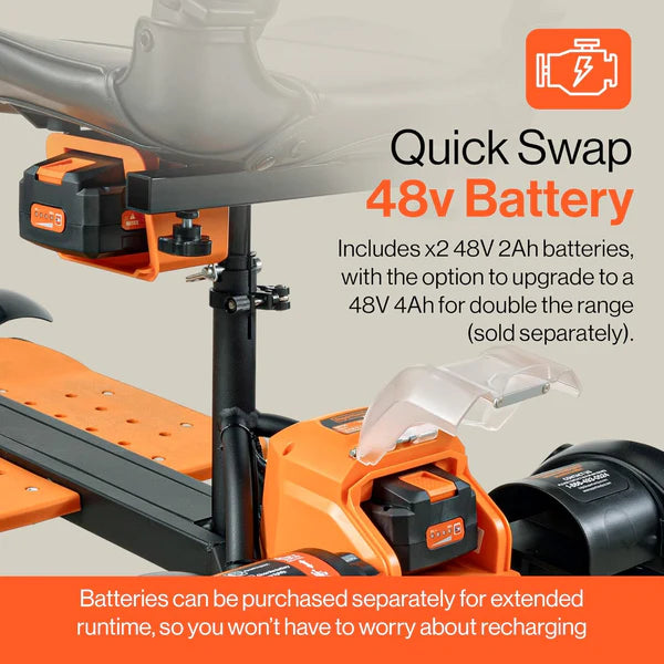 Passport Prime E-Brake Mobility Scooter W/ Dual Batteries 48V 2Ah