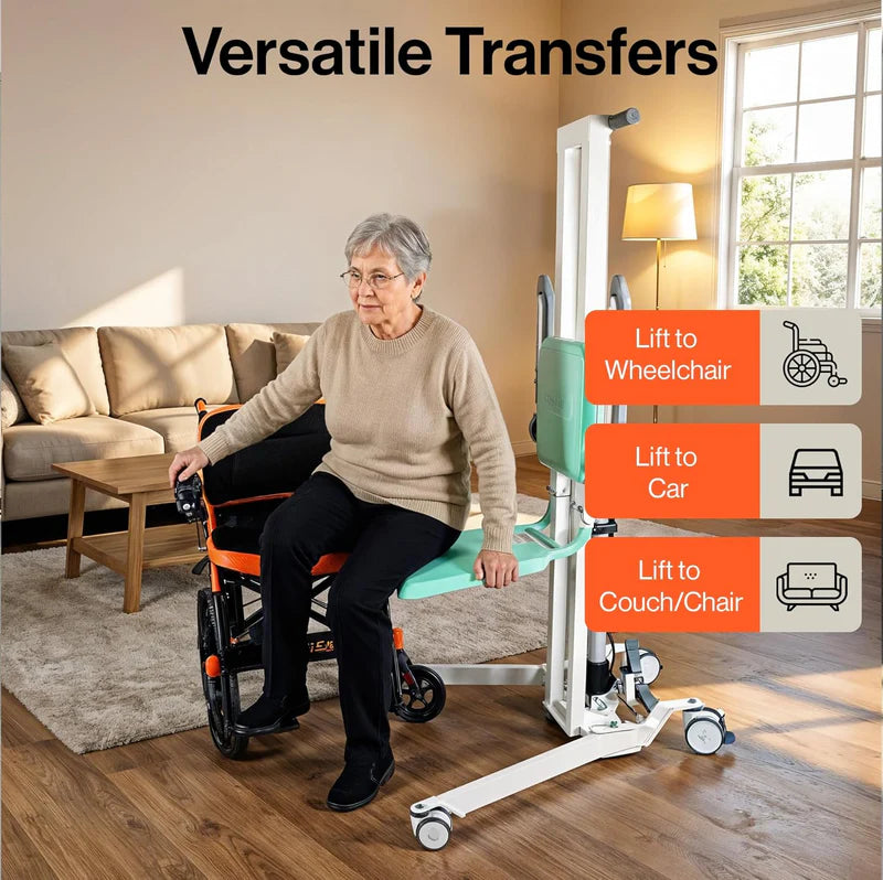 Floor Recovery Lift – SuperHandy Transfer Lift (500 lb Electric Hybrid Lift)