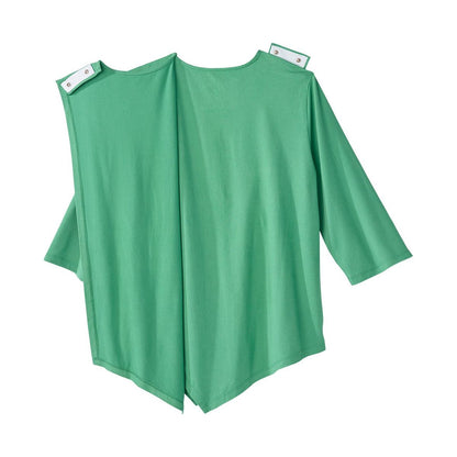 Women's Open Back Asymmetrical Hem Top