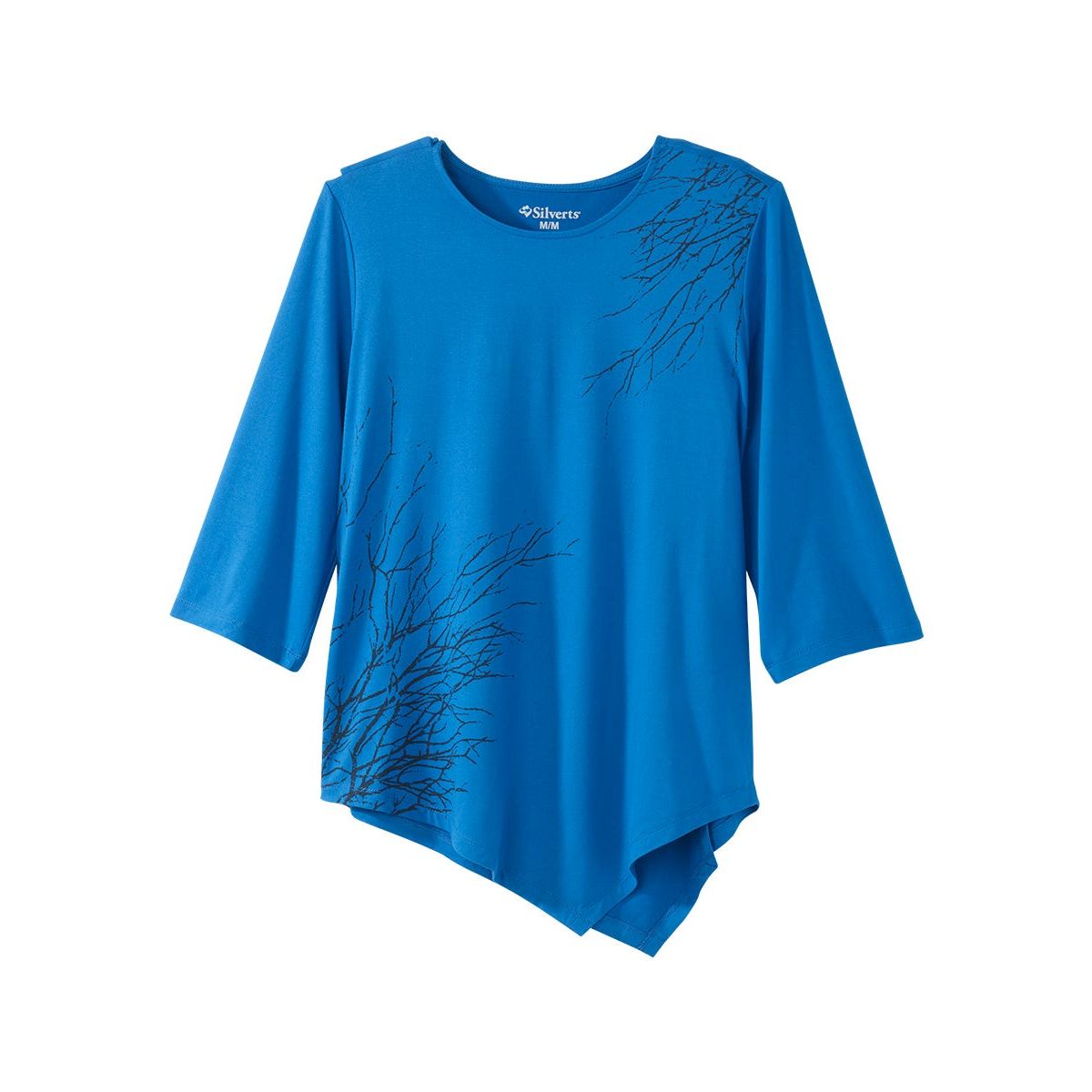 Women's Open Back Asymmetrical Hem Top