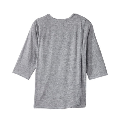 Women's Open Back Active Crew Neck Top