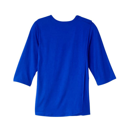 Women's Open Back Active Crew Neck Top