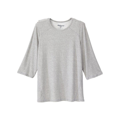 Women's Open Back Active Crew Neck Top