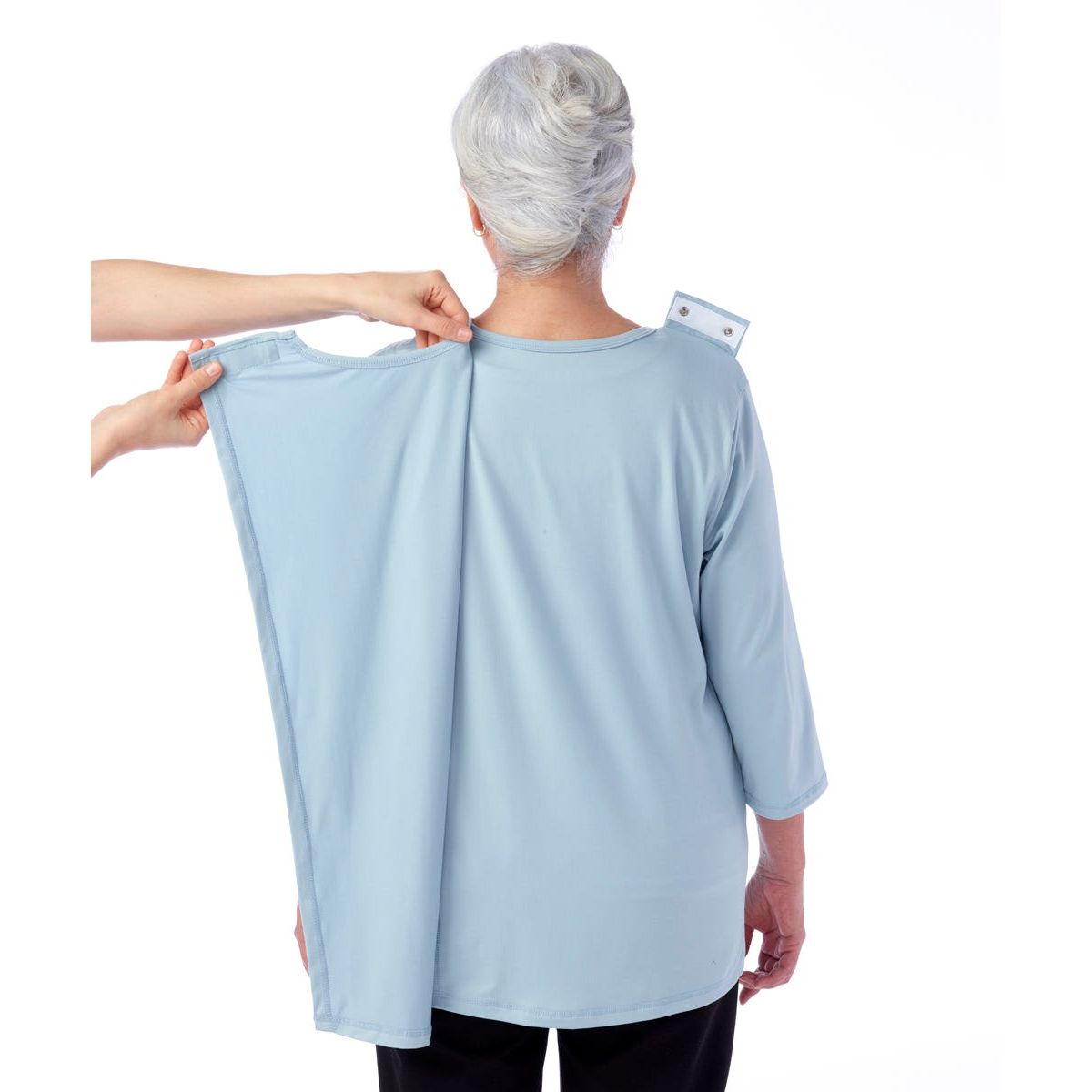 Women's Open Back Active Crew Neck Top