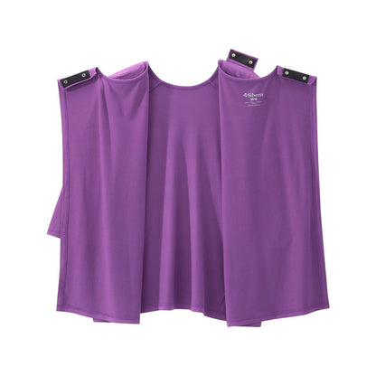 Women's Open Back Active Crew Neck Top