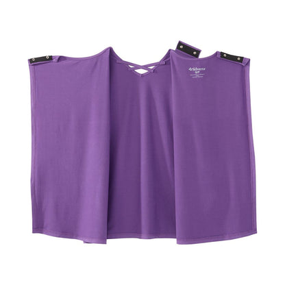 Women's Open Back Criss Cross Neckline Top