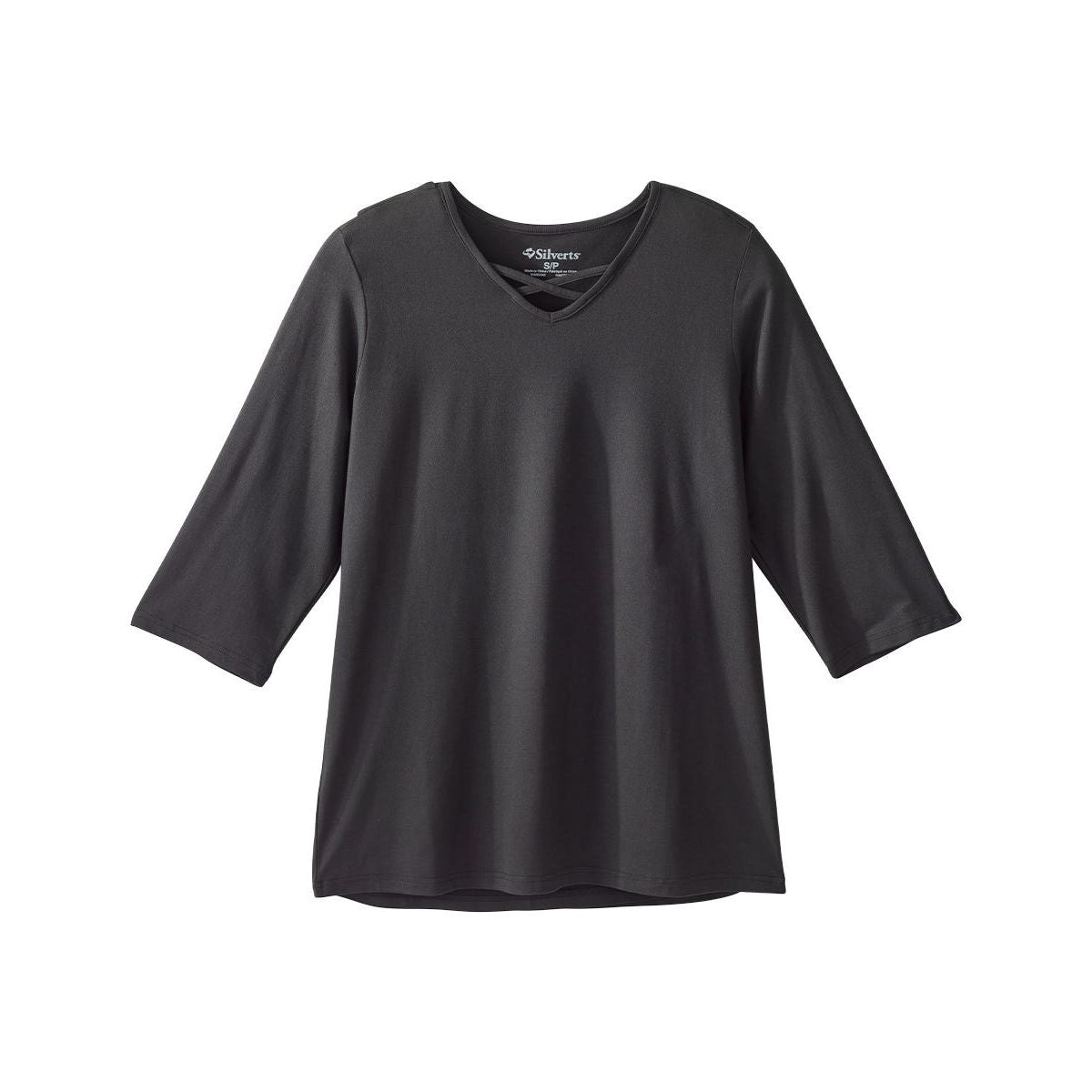 Women's Open Back Criss Cross Neckline Top