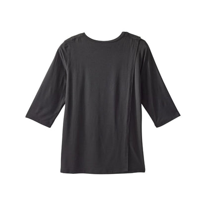 Women's Open Back Criss Cross Neckline Top